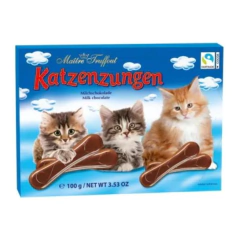 Chocolate Língua De Gato Katzenzungen Ao Leite Áustria - comprar online