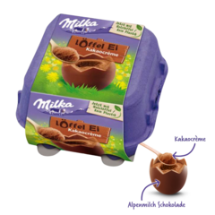 Milka Loffel Ei Ovos De Chocolate Com Recheio Kakaocreme - comprar online