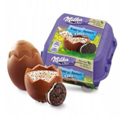 Milka Loffel Ei Ovos De Chocolate Com Recheio Oreo creme na internet