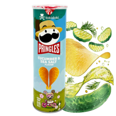 Batata Pringles Cucumber & Sea Salt - Pepino E Sal Importada - comprar online