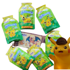 Bala Liquida Pokemon Sabor Uva Verde Pacote 120g Importado - Casas dos Doces Candy House