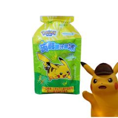 Bala Liquida Pokemon Sabor Uva Verde Pacote 120g Importado - loja online