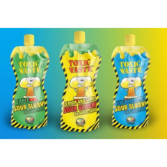 3 Sabores Bala Liquida Freeze & Squeeze Toxic Waste 250ml na internet