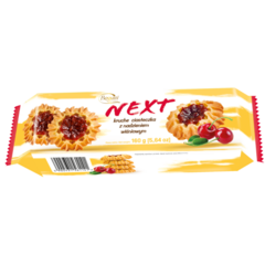 Biscoito Next Crunchy Cookies Whith Cherry 160g Importado - comprar online