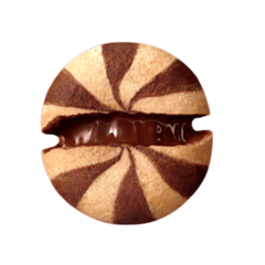 Biscoito Choco Tweett Crunchy Cookies Chocolate Cream - Casas dos Doces Candy House