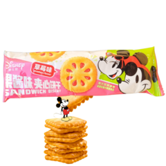 Biscoito de Morango avulso Sandwich Biscuit Mickey Mouse - comprar online