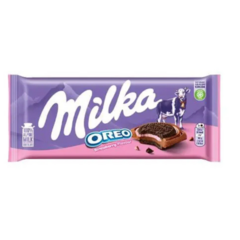 Milka Oreo Sandwich strawberry - morango com bolachas oreo Importado na internet