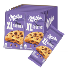 Cx 10 Biscoito Milka Cookies Tradicional XL Importado 184g - comprar online