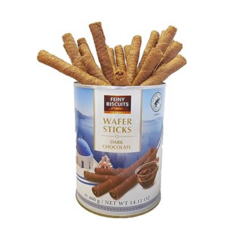 Canudo Wafer Sticks Dark Com Recheio Chocolate Amargo 400g - comprar online