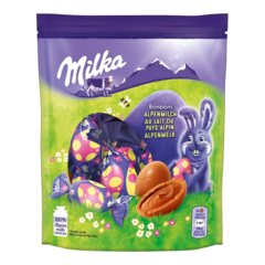 Milka Mini Bombons Ovinhos Recheio Alpenmikch ao leite 86g Importado - comprar online