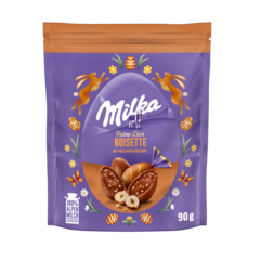 Milka Mini Bombons Ovinhos Recheio Noisette 90g Importado - comprar online