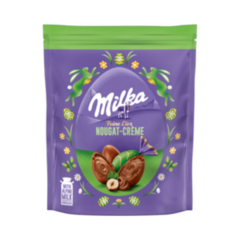 Milka Mini Bombons Ovinhos Recheio Nougat Creme 90g Importado - comprar online
