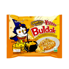 Lamen Coreano Buldak Hot Chicken Quatro Queijos Samyang