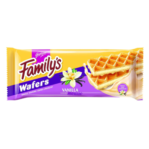Wafers Goplana Family's Vanilla Mousse 130gr Polonia - comprar online