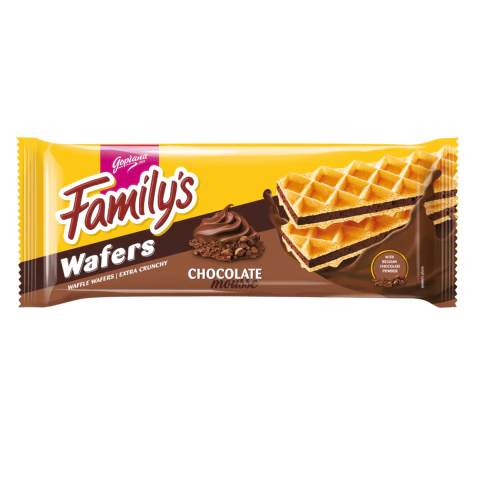 Wafers Goplana Family's Chocolate Mousse 130gr Polonia - comprar online