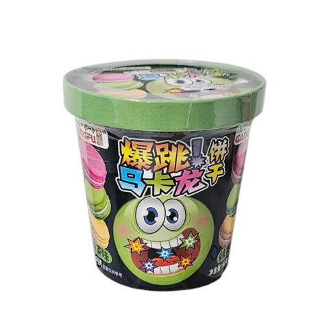 Popping Candy Biscoitos Macarons Explosivos Matcha Cha Verde