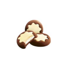 Biscoito Recheado Milka Mini Stars White Choco 150g na internet