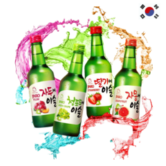 Kit 3 Sabores De Soju + Copo - Bebida Destilada Coreana Sochu Sabores sortidos - comprar online