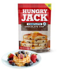 Hungry Jack Choco Chip Massa P/ Panqueca E Waffle Mix 198g na internet