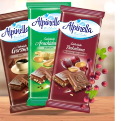 Chocolate Europeu Alpinella Toffee Importado Polonia 100g - comprar online