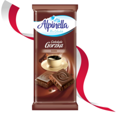 Chocolate Europeu Alpinella Dark Importado Polonia 100g