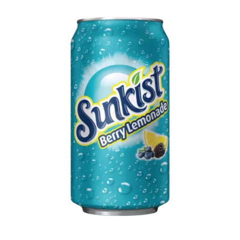 Refrigerante Lata Sunkist Berry Lemonade Importado 355ml