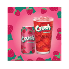 Refrigerante Classico Crush Strawberry Soda 355ml Morango - comprar online