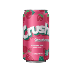 Refrigerante Classico Crush Strawberry Soda 355ml Morango