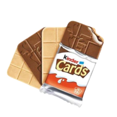 30 Kinder Cards Bolacha Com Recheio Kinder Avulso Importado na internet