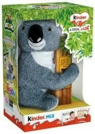 Kinder Mix Natoons Coala Plush Toy Box 5 Chocolate Importado - Casas dos Doces Candy House
