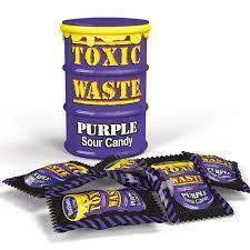Balde Roxo Balas Toxic Waste Extra Sour Super Ácidas 48g - comprar online