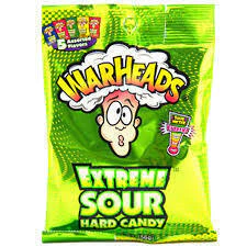 12 Bala Warheads Hard Candy Ultra Azeda Extreme Sour Importada na internet