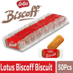 Biscoito Bolacha Belga - Lotus Biscoff 312,5g - 50pcs