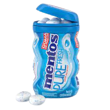 Chiclete Mentos Pure Fresh Mint Big Garrafa 46p - 92g - comprar online