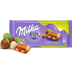 MILKA WHOLE HAZELNUT - CHOCOLATE & AVELÃ INTEIRA - IMPORTADO DA POLÔNIA - comprar online