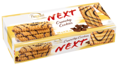 Bogutti Next Crunchy Cookies Com Chocolate 135gr - Casas dos Doces Candy House