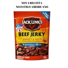 Cx 16 Beef Jerky Protein Snacks Carne Sweet & Hot Jack Links - comprar online