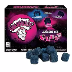 Doce Warheads Galactic Mix Cubes - Importado Estados Unidos