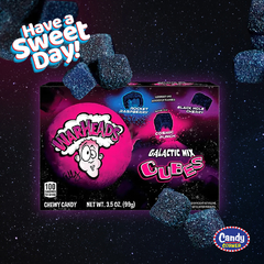 Doce Warheads Galactic Mix Cubes - Importado Estados Unidos - Casas dos Doces Candy House