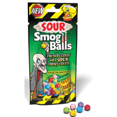 12 Bala Acida Importada Sour smog Balls bag 85g Aceite o Desafio Toxic na internet