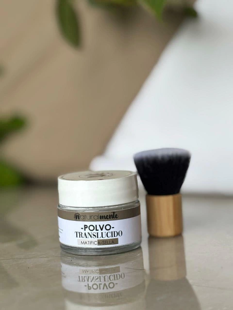 Polvo translucido + brocha