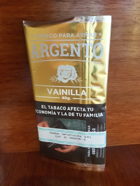 TABACO ARGENTO VAINILLA