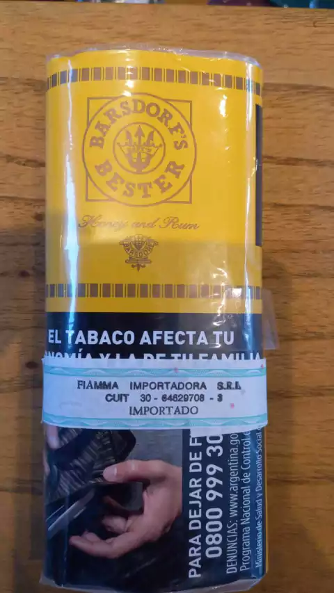 TABACO PARA PIPA BARSDORF S BESTER HONEY AND RUM