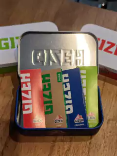 LATA GIZEH + 4 PAPELES