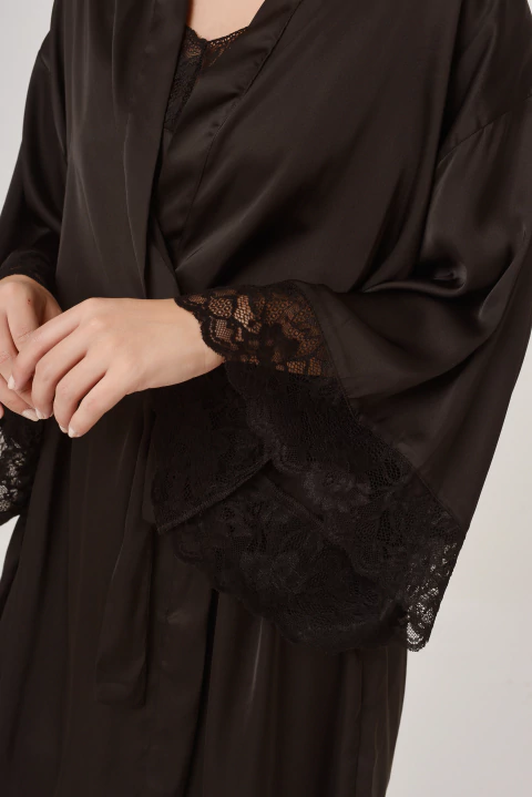 KIMONO CAMILLE NEGRO - comprar online