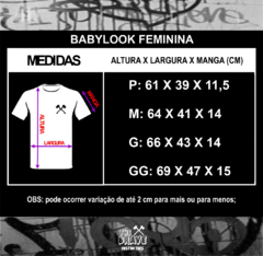 BABYLOOK FEMININA FOO FIGHTERS SAINT CECICILIA - comprar online