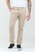 Pantalón chino Slim de gabardina Beige