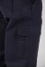 Pantalón cargo de gabardina Azul - comprar online