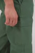 Pantalón cargo de gabardina Verde - comprar online