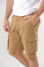 Bermuda cargo de gabardina Volker camel en internet